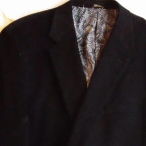 Men’s Black Corduroy Blazer Dress XXL 50/52 Oak Hi